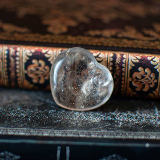 Coeur - Quartz Fumé | Pierre Polie