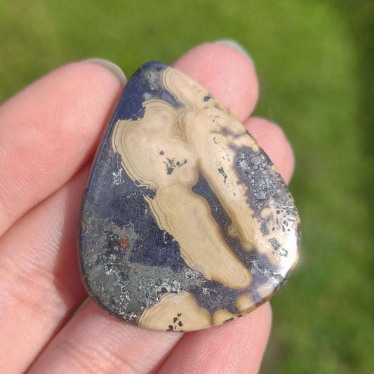 Cabochon | Schalenblend Sphalérite avec Wurtzite