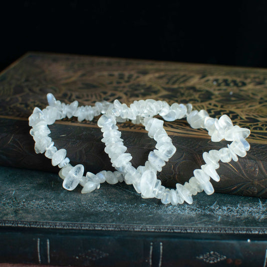 Bracelet Baroque en Péristérite | Perles irrégulières