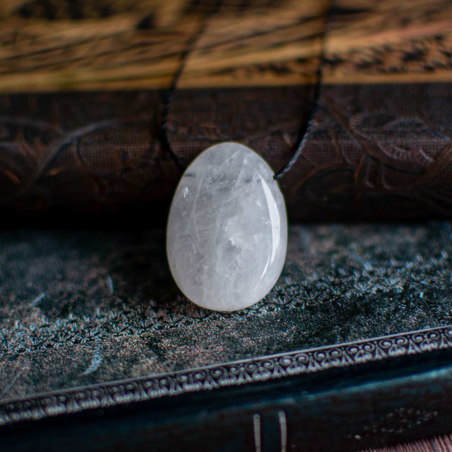 Cristal de Roche / Quartz | Pendentif Pierre Percée