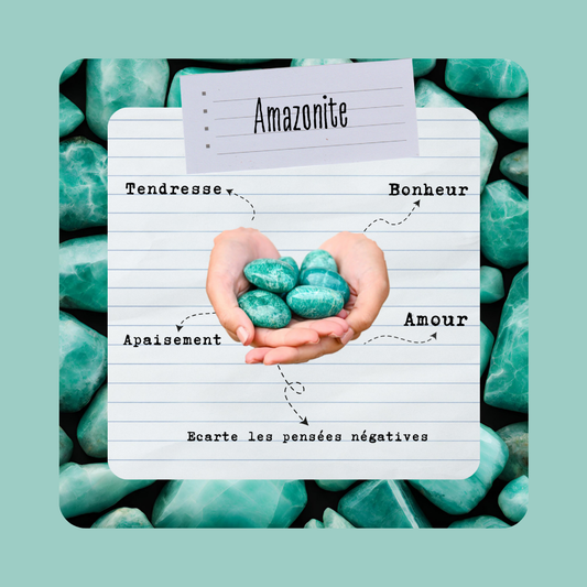 Amazonite | Pierre roulée - Secrets Lunaires