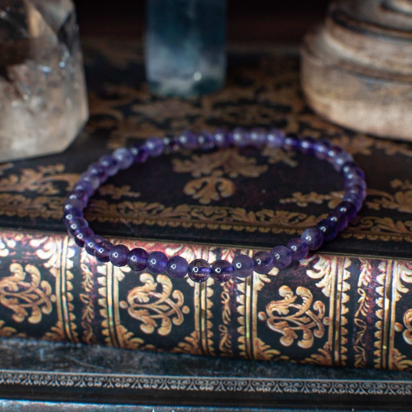 Bracelet - Améthyste - 4 mm