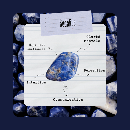 Sodalite Orange | Pierre roulée - Secrets Lunaires