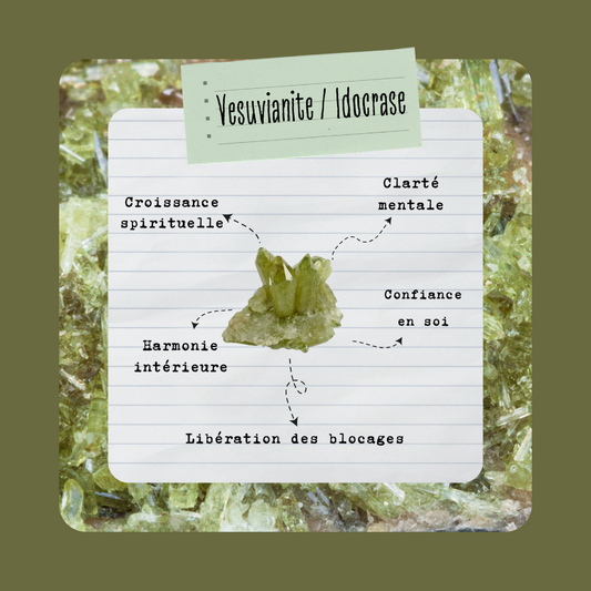 Vesuvianite (Idocrase) | Pyramide - Secrets Lunaires