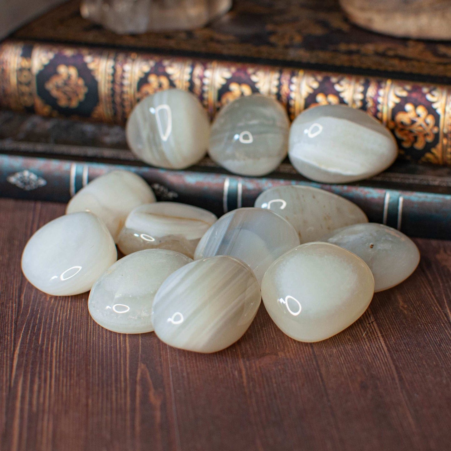 Agate blanche | Pierre roulée