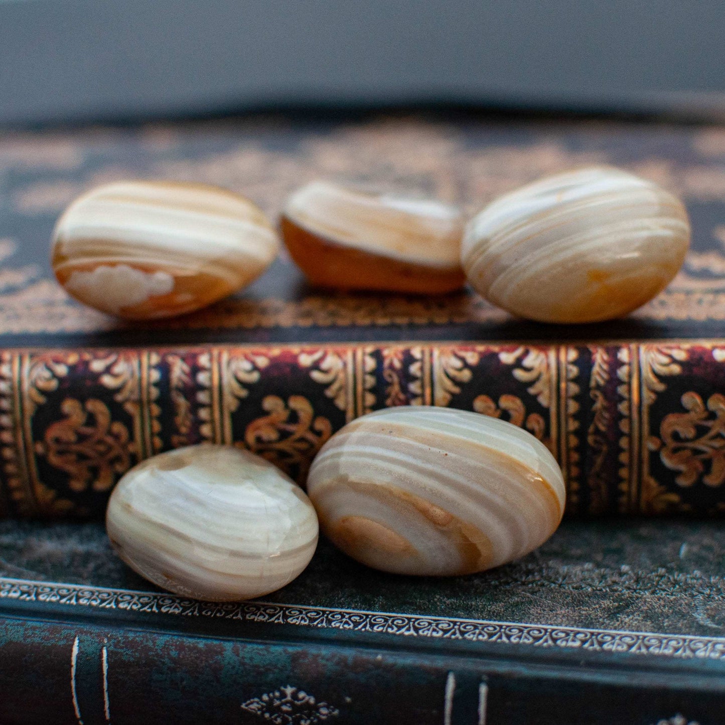 Agate rubanée | Pierre roulée