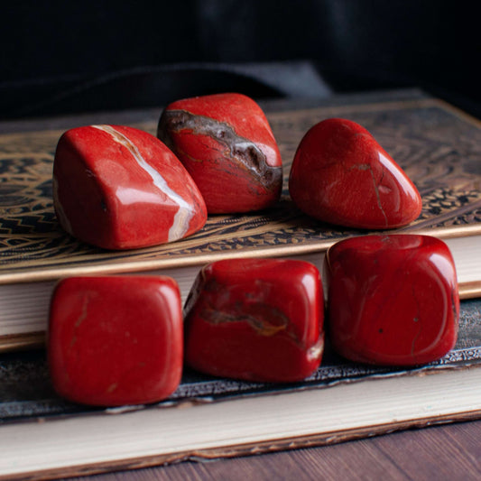 Jaspe Rouge | Pierre Roulée Cube
