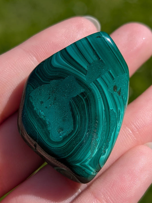 Malachite - 30 à 40 mm | Pierre roulée - Secrets Lunaires