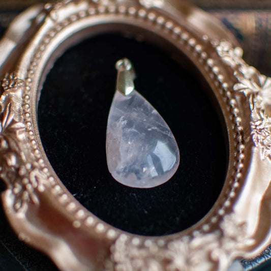 Pendentif ’Aphrodite’ - Quartz rose