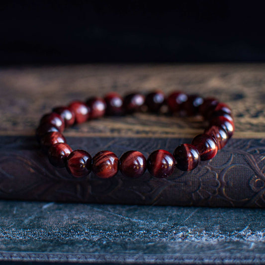 Bracelet en Œil de Taureau - 8 mm | Force et Confiance Soi