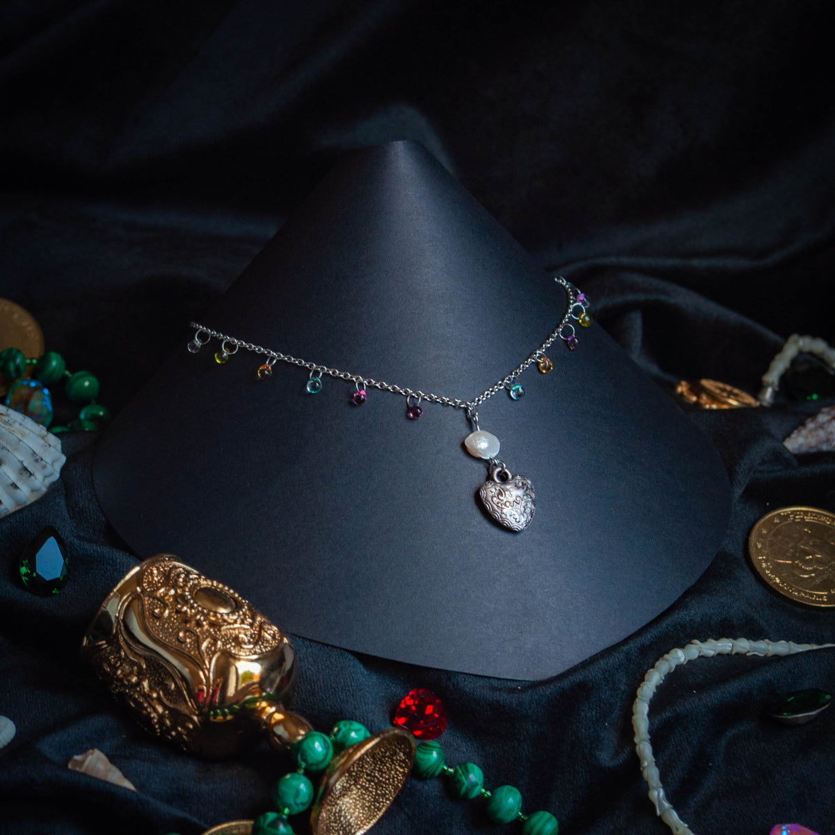 Collier ‘Coeur de l’Océan’ | Nacre |  Collection Pirates