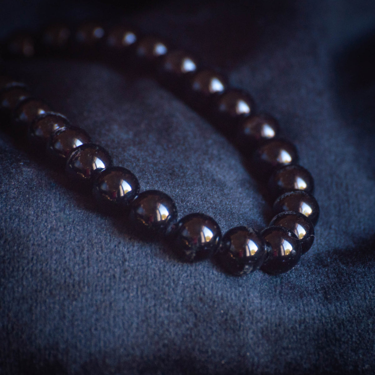 Collier ‘Perles d’encre’ | Tourmaline noire | Collection Pirates
