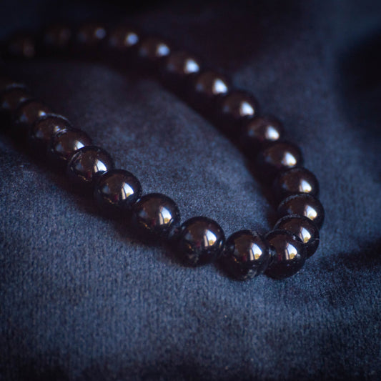 Collier ‘Perles d’encre’ | Tourmaline noire | Collection Pirates