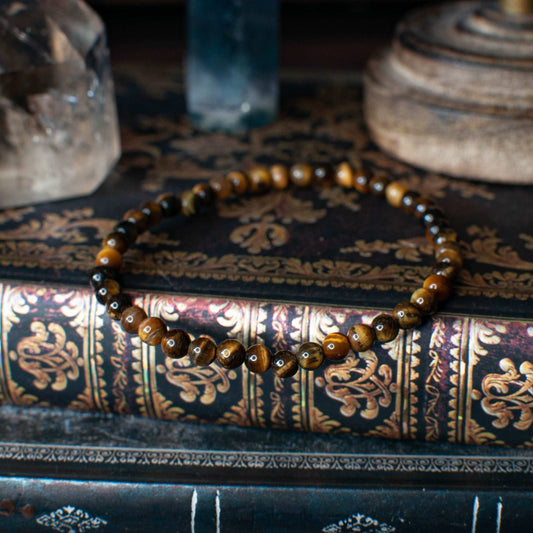 Bracelet - Œil de tigre - 4mm