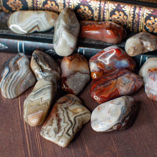 Agate Crazy Lace | Pierre roulée Naturelle