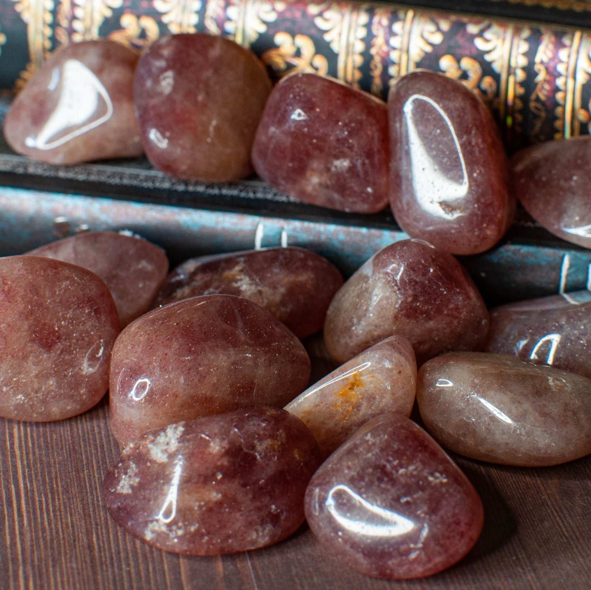 Aventurine rouge | Pierre roulée