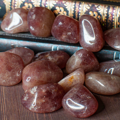 Aventurine rouge | Pierre roulée